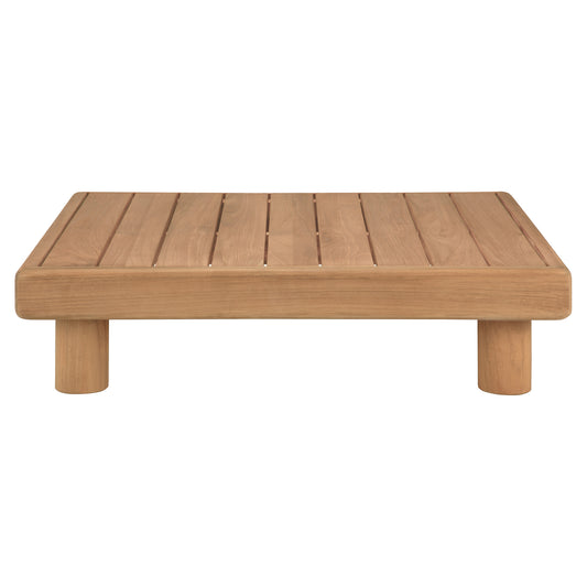 Monocle Outdoor Square Coffee Table - Teak