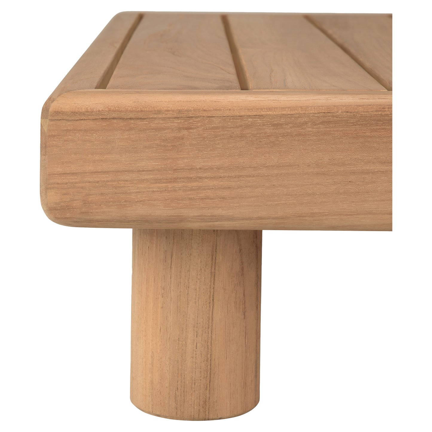 Monocle Outdoor Square Coffee Table - Teak