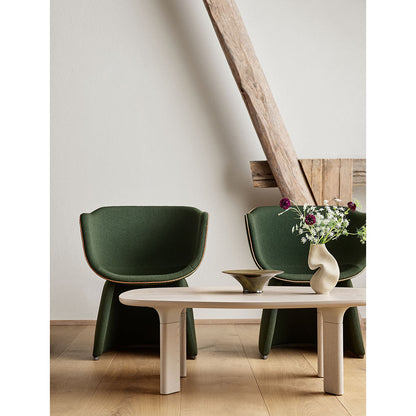 Monolit Lounge Chair With Leather Piping - Vidar 972