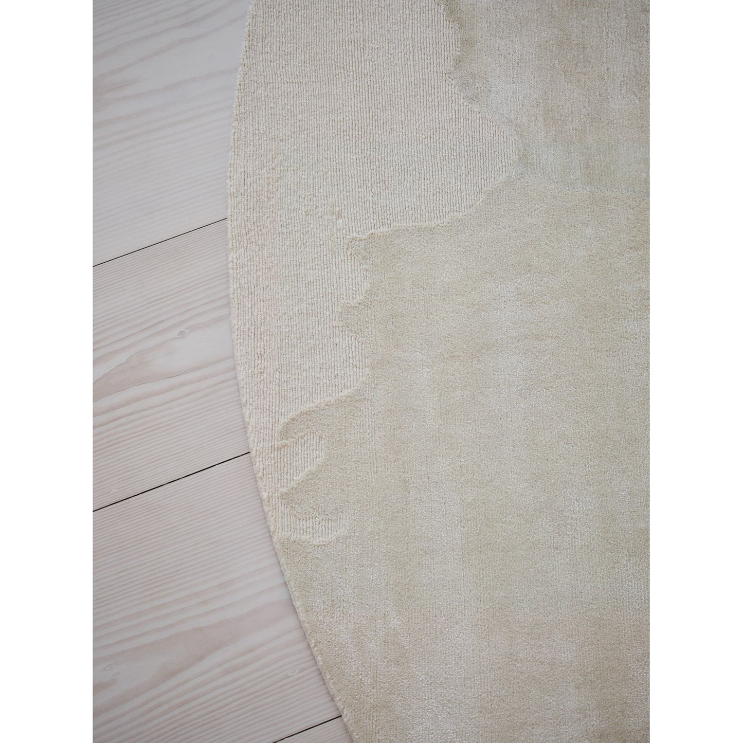 Monu Round Rug - Beige