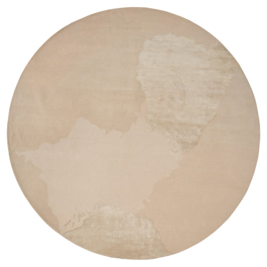 Monu Round Rug - Beige