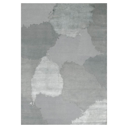 Monu Rectangular Rug - Silver