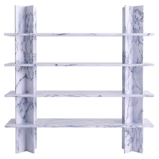 Monument Shelving System 77"W x 78"H - Marble