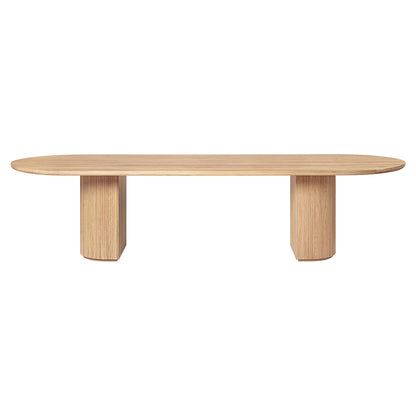 Moon Elliptical Dining Table - Solid Oak