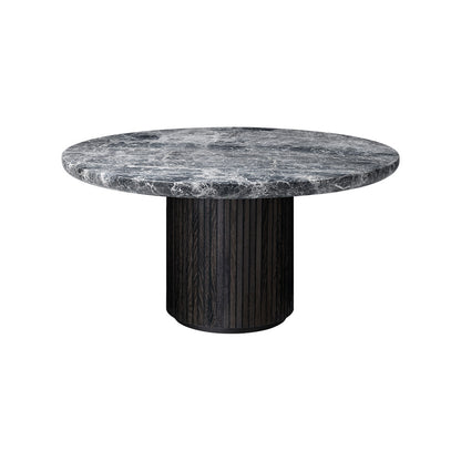Moon Round Coffee Table - Gray Marble Top