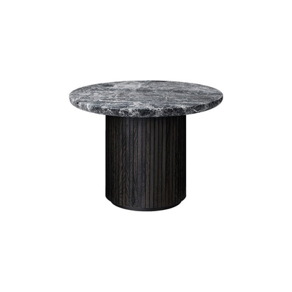 Moon Round Coffee Table - Gray Marble Top