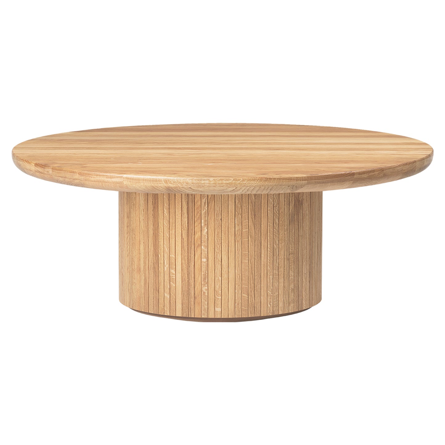 Moon Round Coffee Table - Solid Oak Oiled