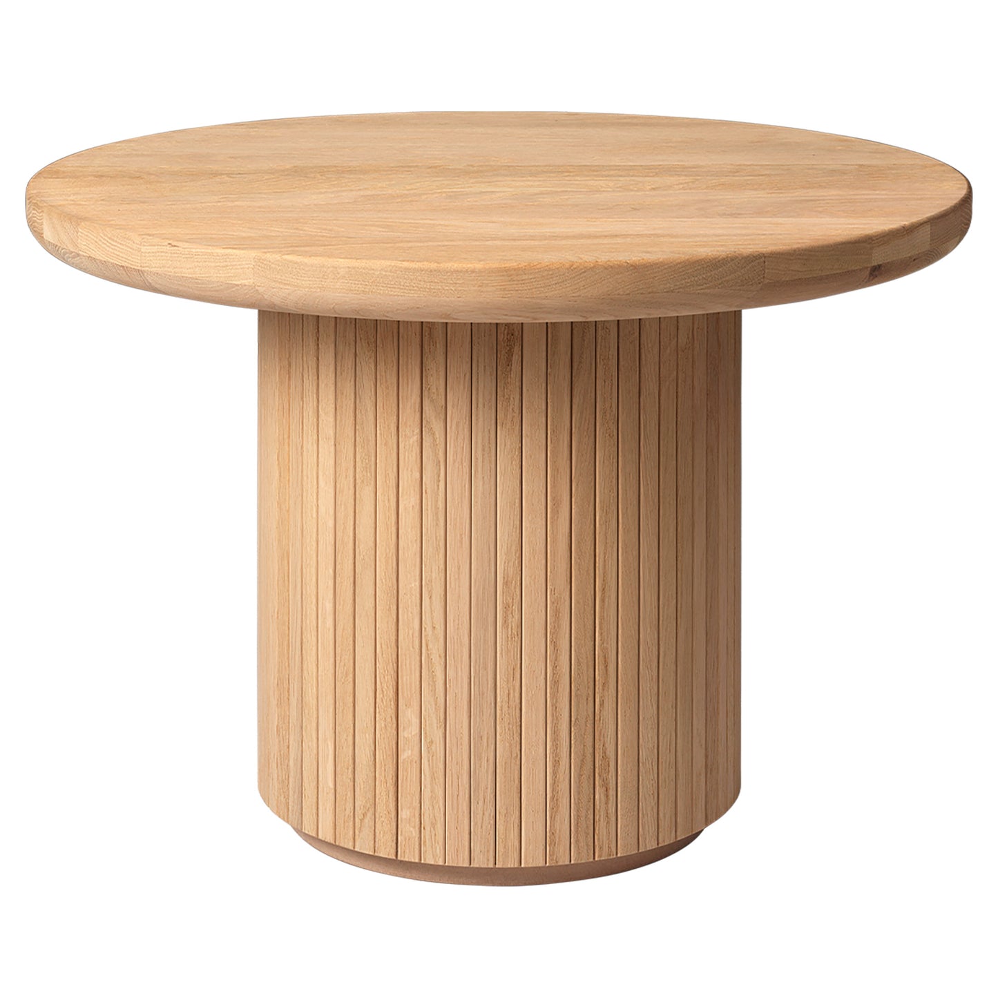 Moon Round Coffee Table - Solid Oak Oiled
