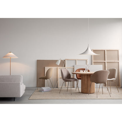 Moon Round Dining Table - Solid Oak Soap Treated