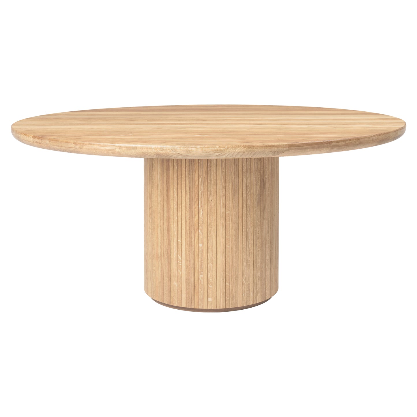 Moon Round Dining Table - Solid Oak Soap Treated