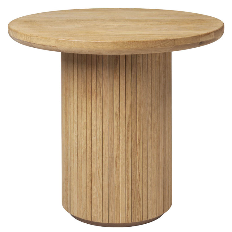 Moon Round Lounge Table - Solid Oak