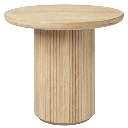 Moon Round Lounge Table - Solid Oak