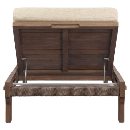 Moxie Outdoor Chaise - Ellor Beige