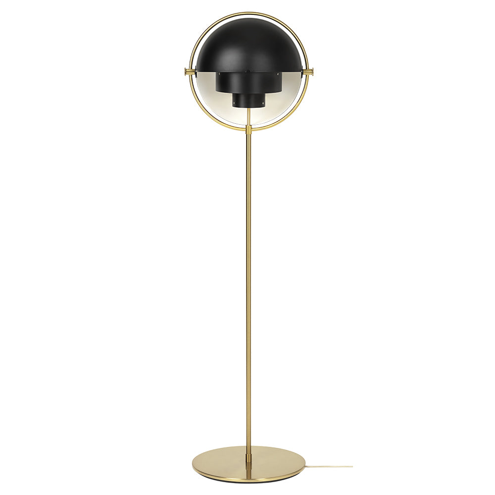 Multi-Lite Floor Lamp - Black, Brass