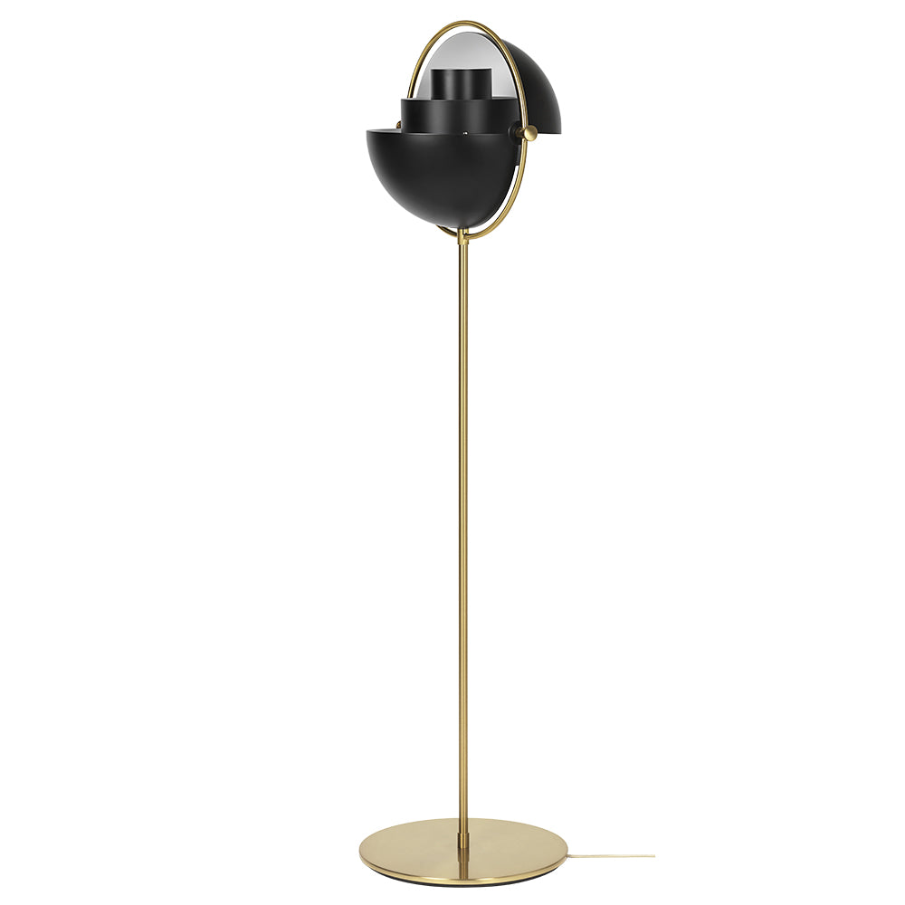 Multi-Lite Floor Lamp - Black, Brass
