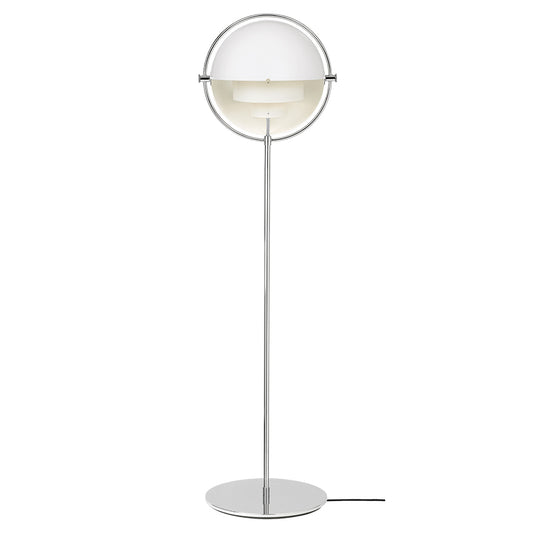 Multi-Lite Floor Lamp - White, Chrome