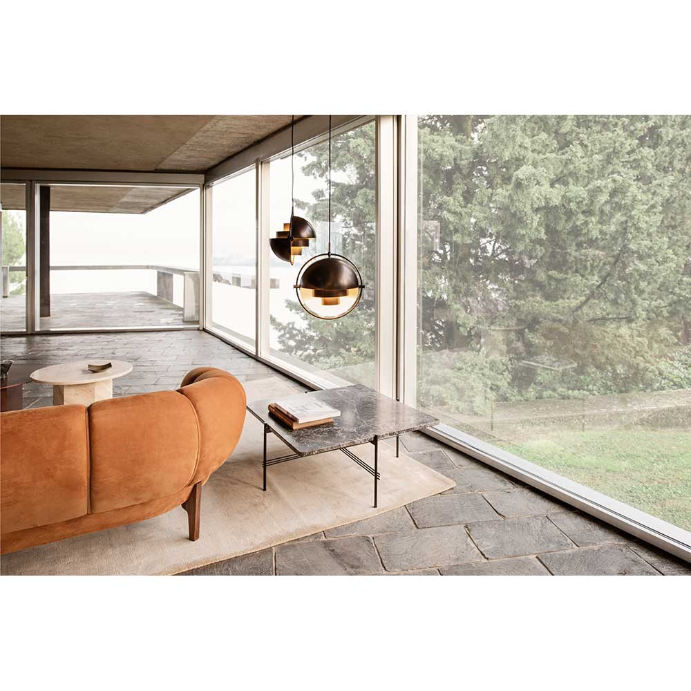 Multi-Lite Small Pendant - Black, Brass