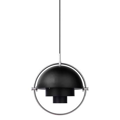 Multi-Lite Pendant - Black, Chrome