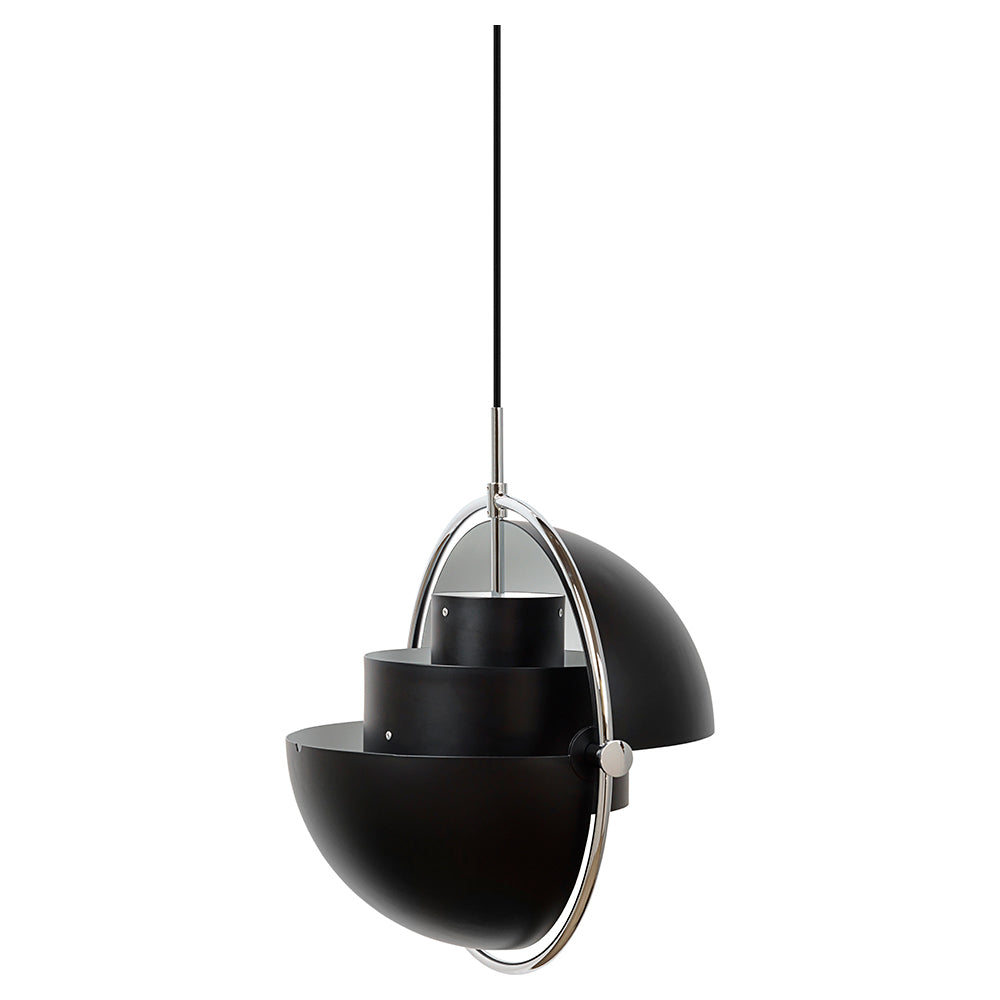 Multi-Lite Pendant - Black, Chrome