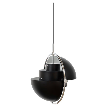 Multi-Lite Pendant - Black, Chrome