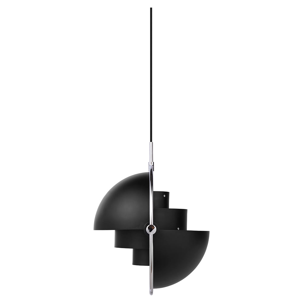Multi-Lite Pendant - Black, Chrome