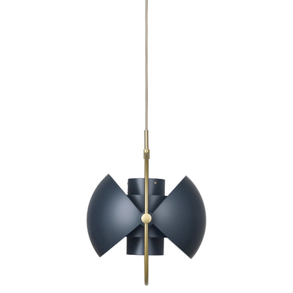 Multi-Lite Pendant - Midnight Blue, Brass