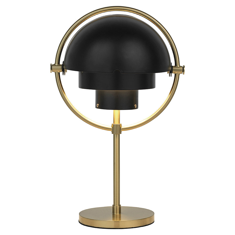 Multi-Lite Portable Table Lamp - Black, Brass