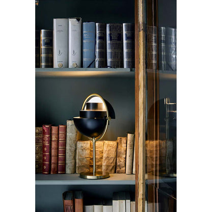 Multi-Lite Portable Table Lamp - Black, Brass