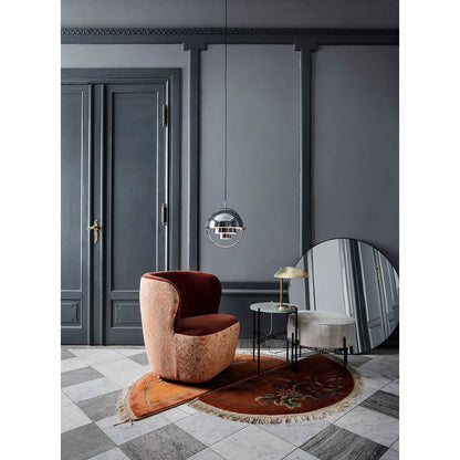 Multi-Lite Small Pendant - Black, Chrome