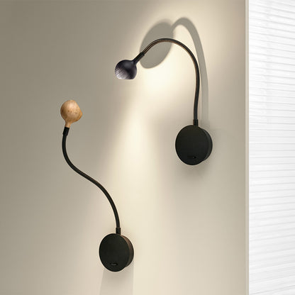 N. Ocho Wall Sconce - Wenge
