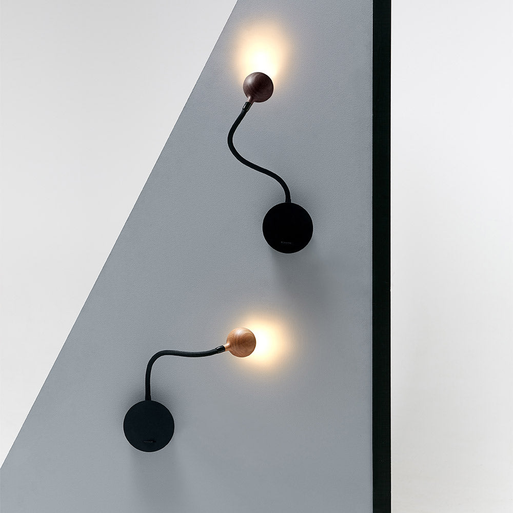 N. Ocho Wall Sconce - Wenge