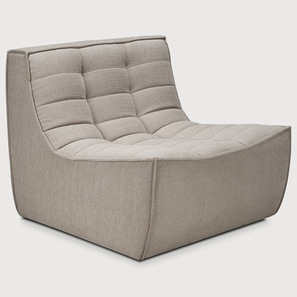 N701 1 Seater Modular Sofa - Ecru