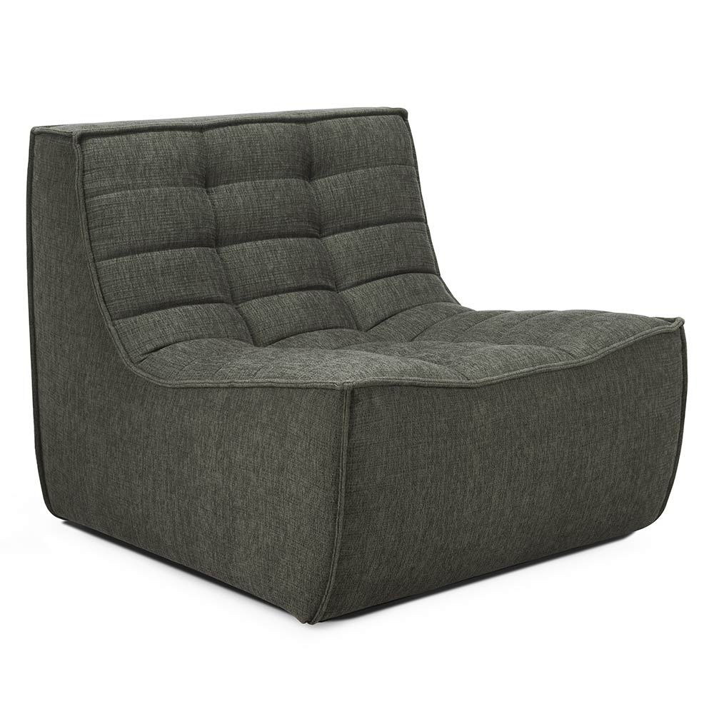 N701 1 Seater Modular Sofa - Moss