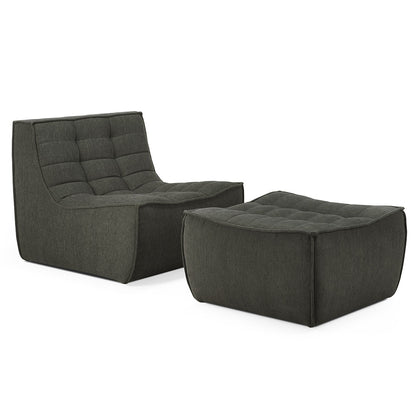 N701 1 Seater Modular Sofa - Moss