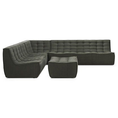 N701 1 Seater Modular Sofa - Moss