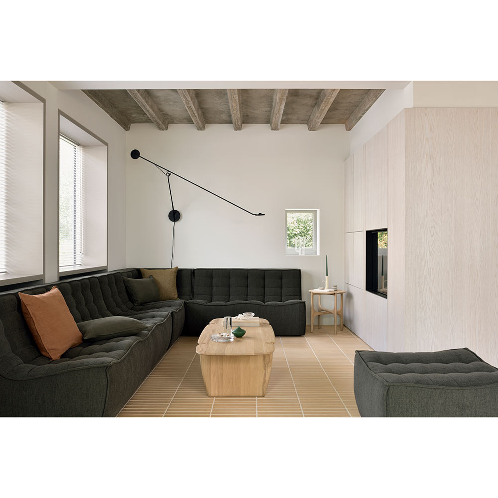 N701 1 Seater Modular Sofa - Moss