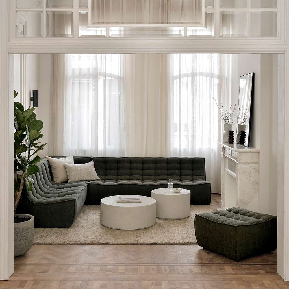 N701 1 Seater Modular Sofa - Moss