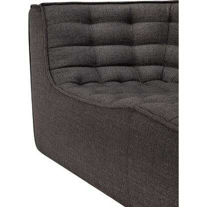 N701 2 Seater Sofa - Dark Gray