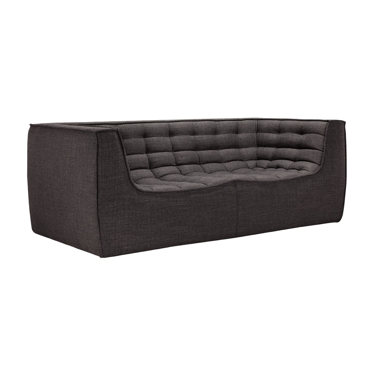 N701 2 Seater Sofa - Dark Gray
