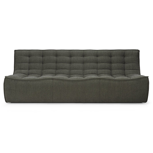 N701 3 Seater Modular Sofa - Moss