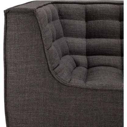 N701 3 Seater Sofa - Dark Gray