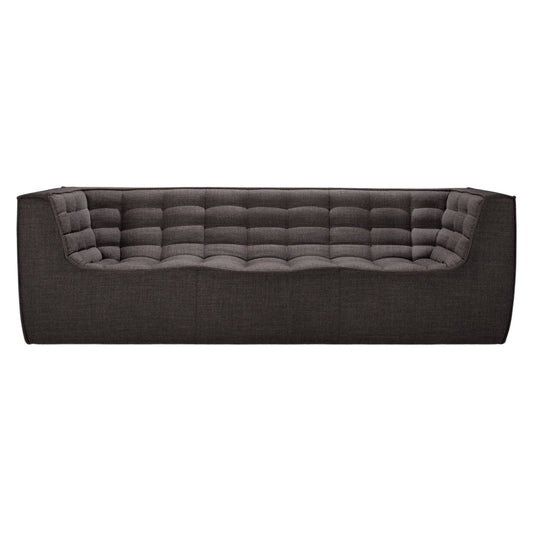 N701 3 Seater Sofa - Dark Gray