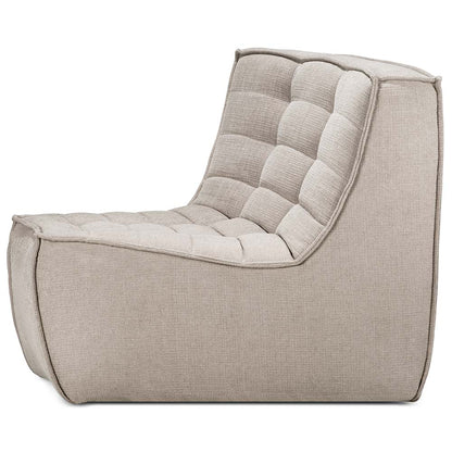 N701 45 Degree Round Corner Modular Sofa - Beige
