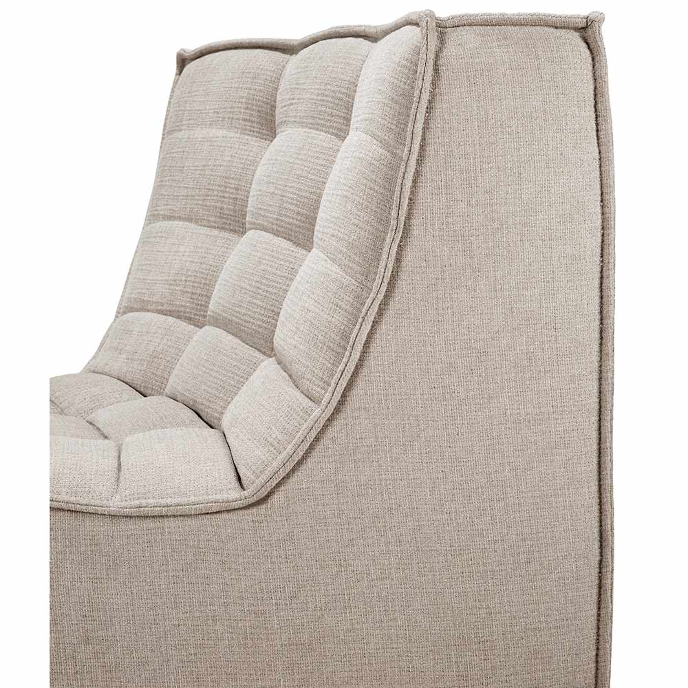 N701 45 Degree Round Corner Modular Sofa - Beige