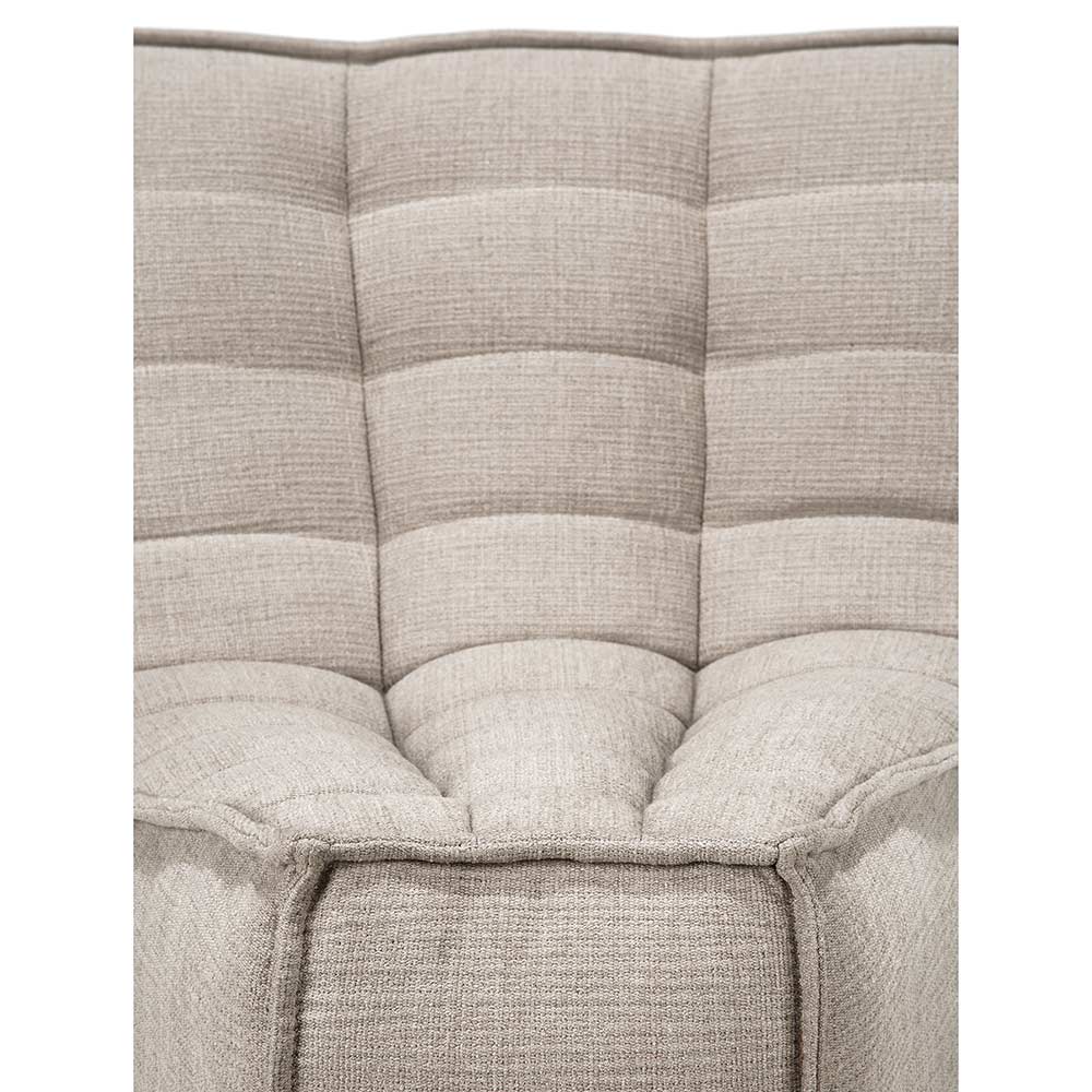 N701 45 Degree Round Corner Modular Sofa - Beige