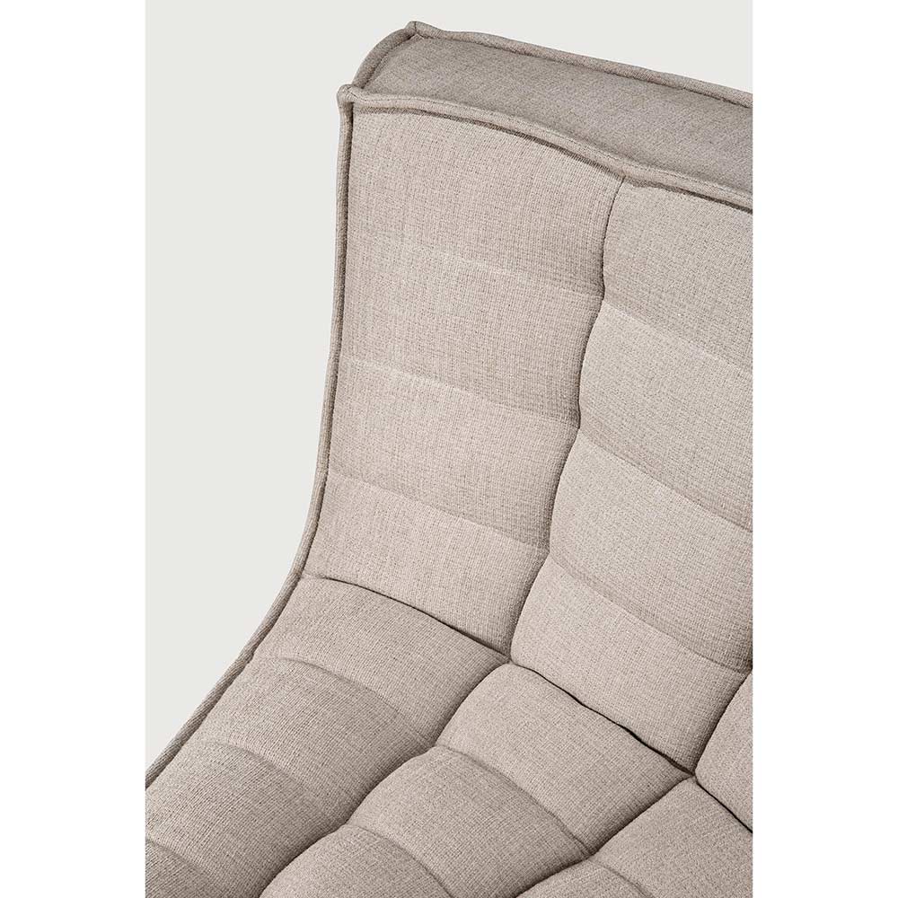 N701 45 Degree Round Corner Modular Sofa - Beige