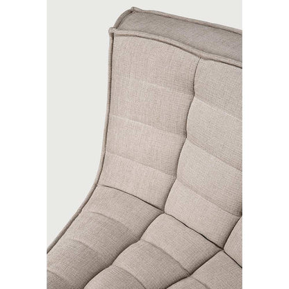 N701 45 Degree Round Corner Modular Sofa - Beige