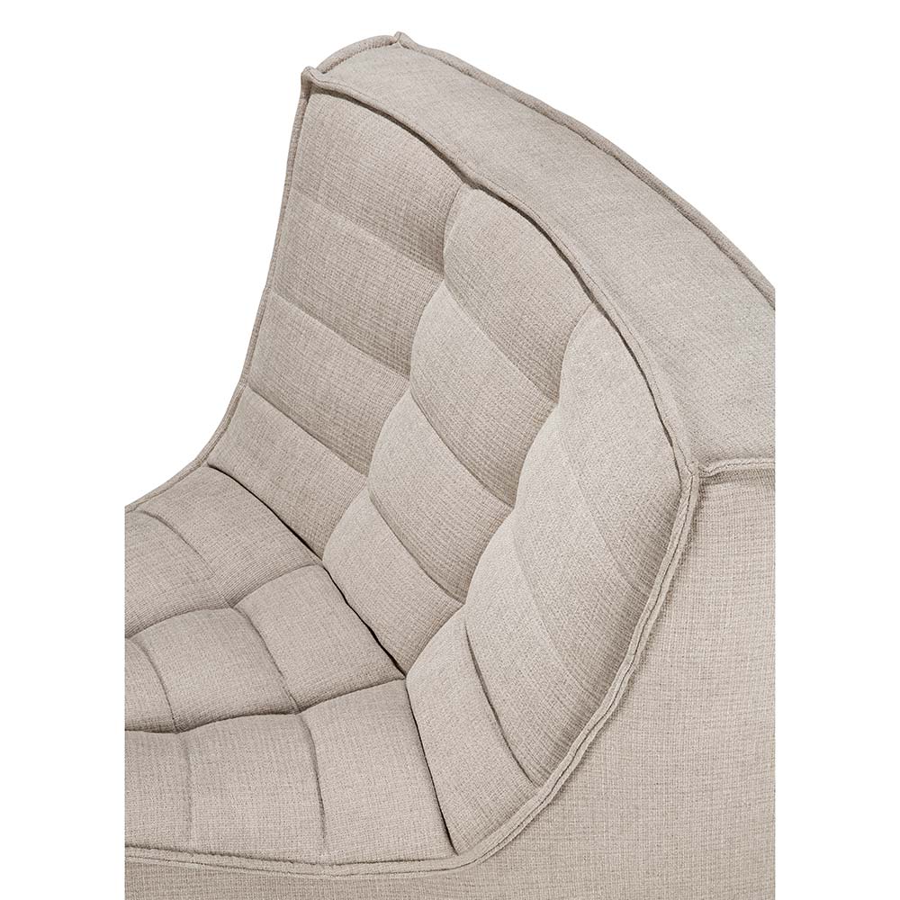 N701 45 Degree Round Corner Modular Sofa - Beige