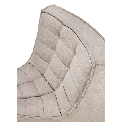 N701 45 Degree Round Corner Modular Sofa - Beige