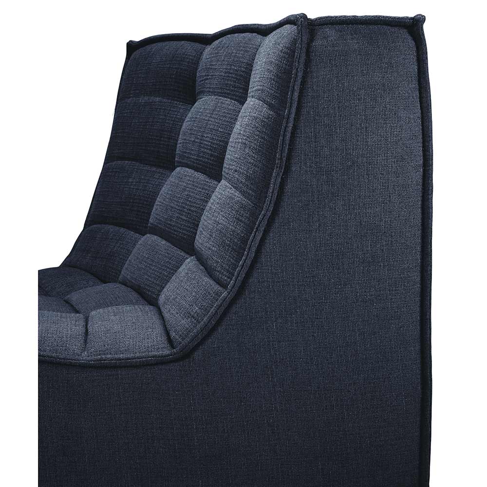 N701 45 Degree Round Corner Modular Sofa - Graphite